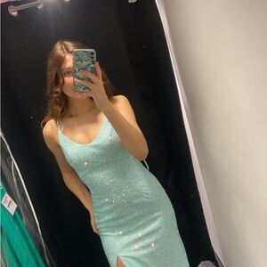 Light Blue Prom Dress